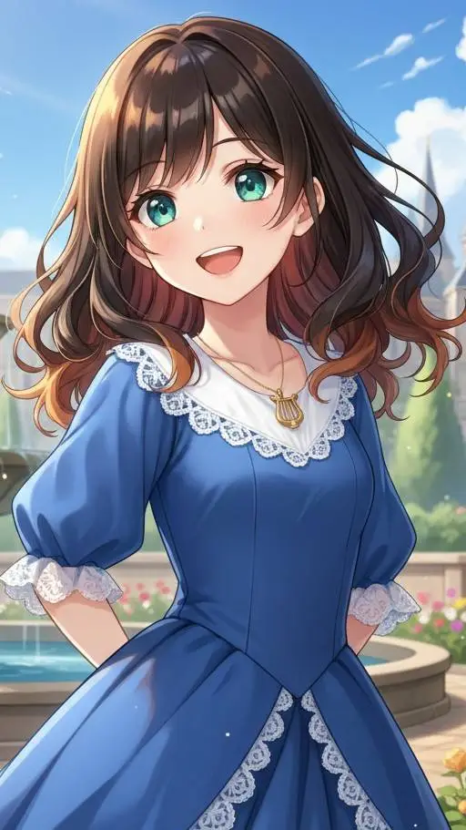 ai character: Leona Lyra Valeria background