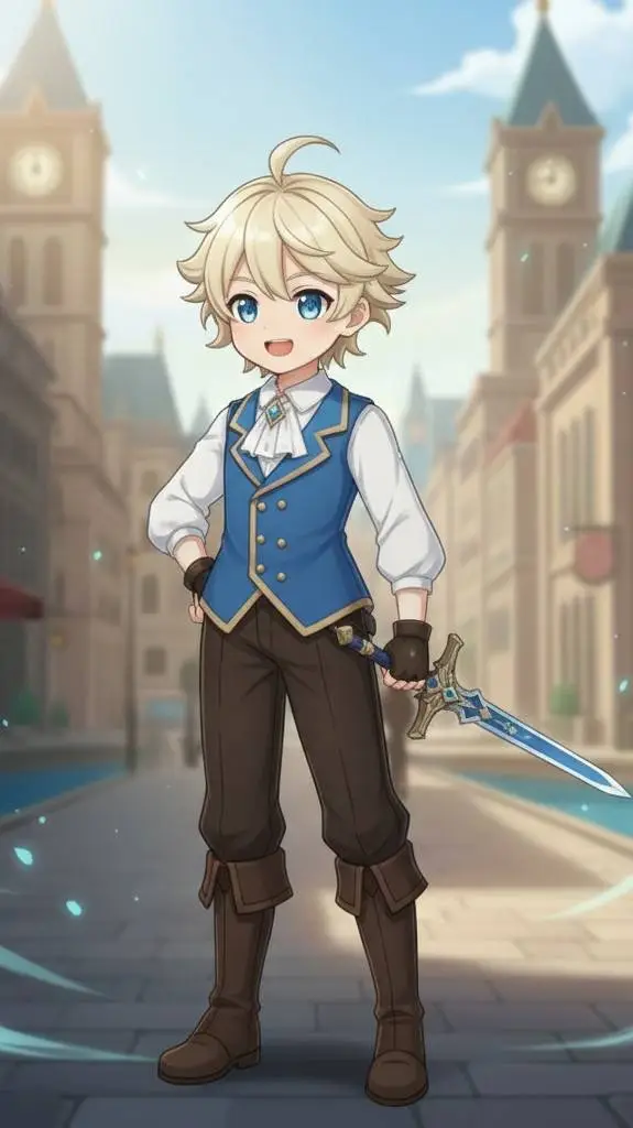 ai character: Jian Aero Ling background