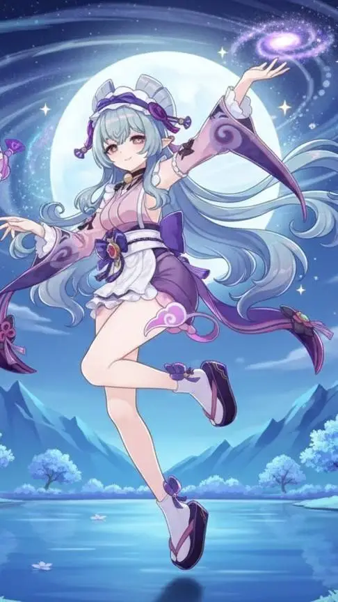 ai character: Yumemizuki Mizuki background