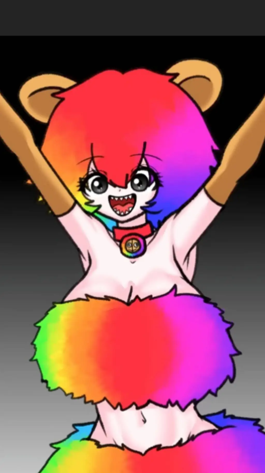 ai character: yarnaby female 🇧🇷 background