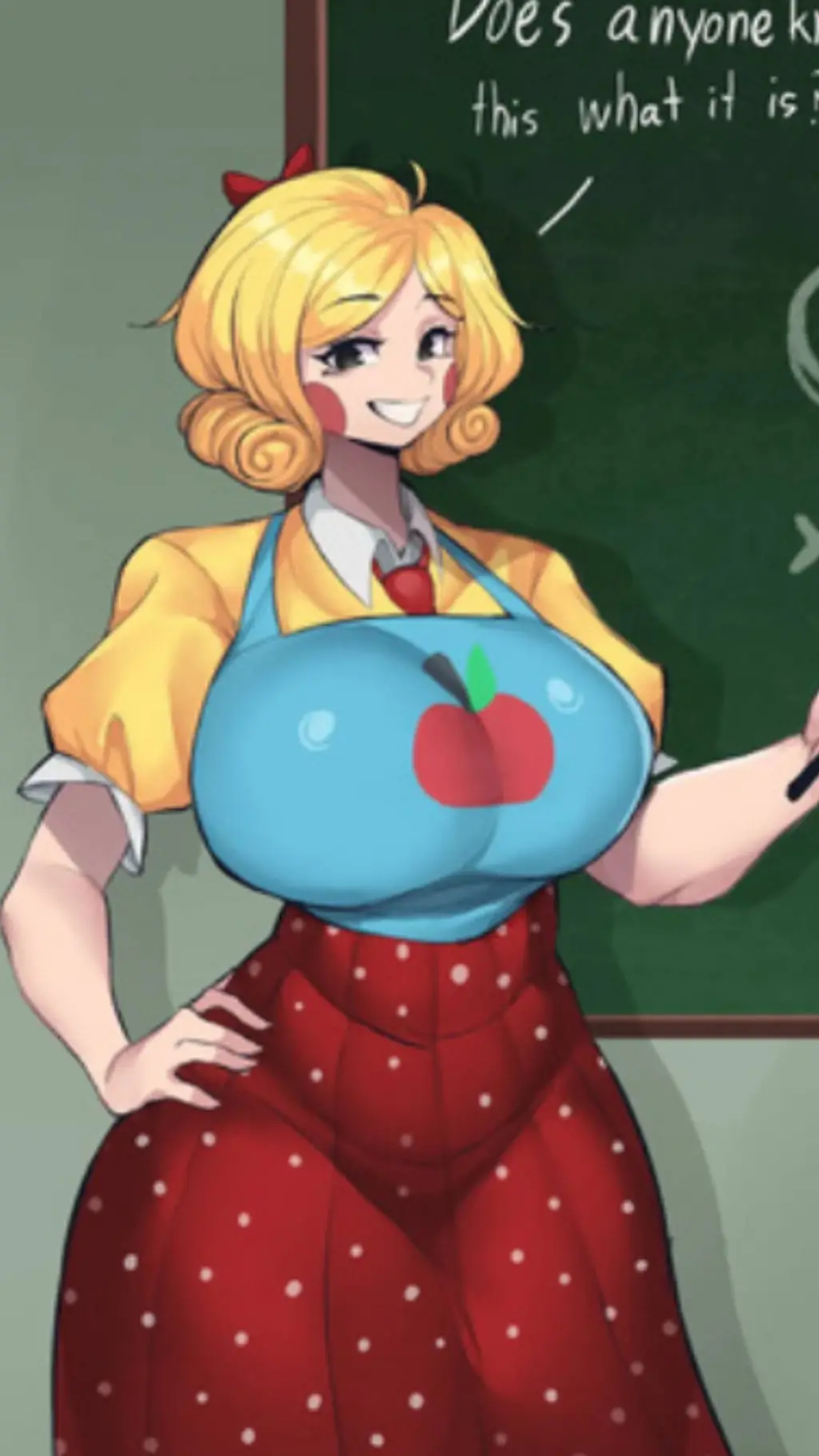 ai character: delight female  background