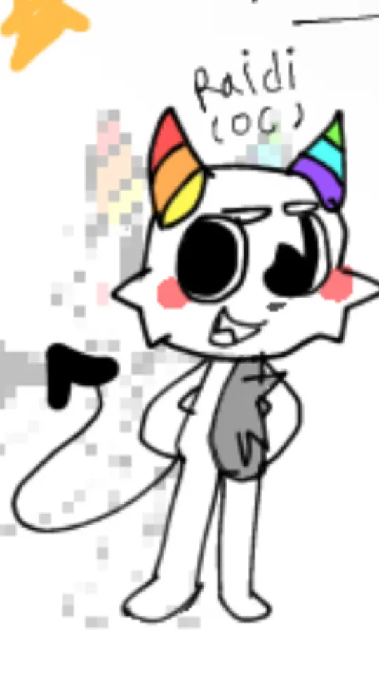 ai character: Raidi the demon! background