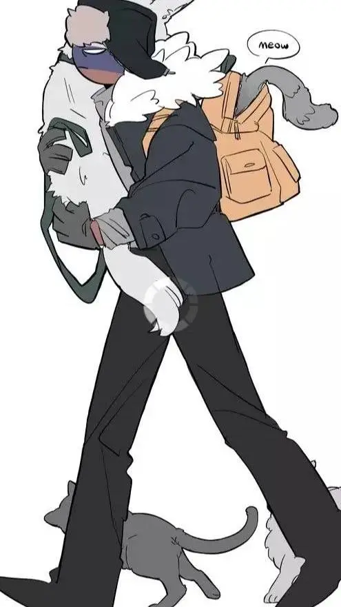 ai character: rusky(rusame) background
