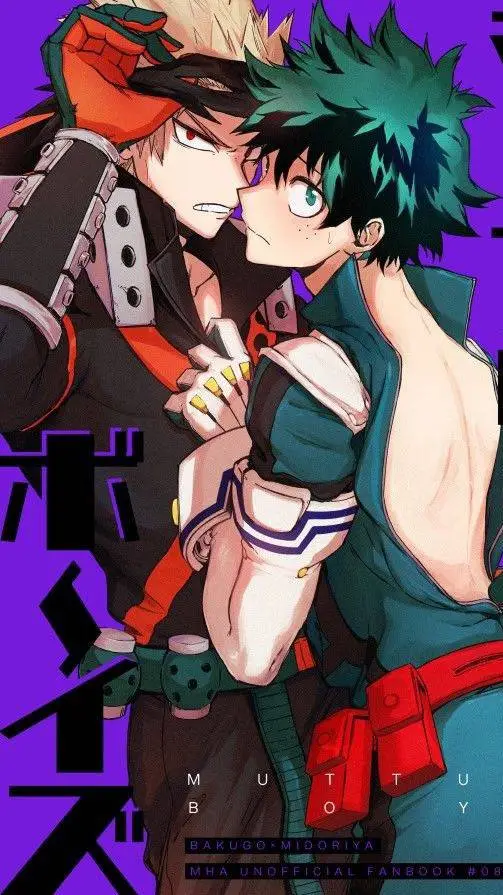 ai character: bakugo x deku background