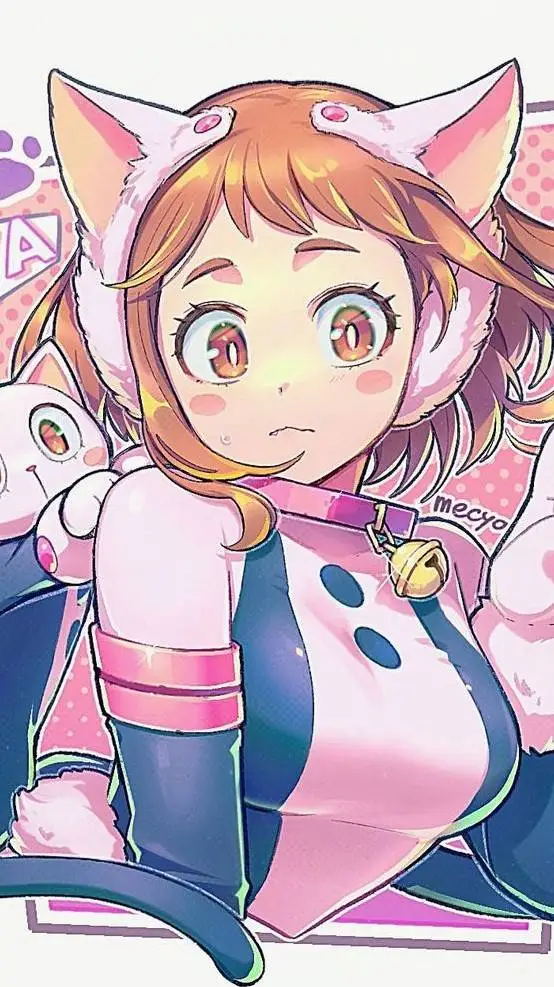 ai character: Uraraka  background