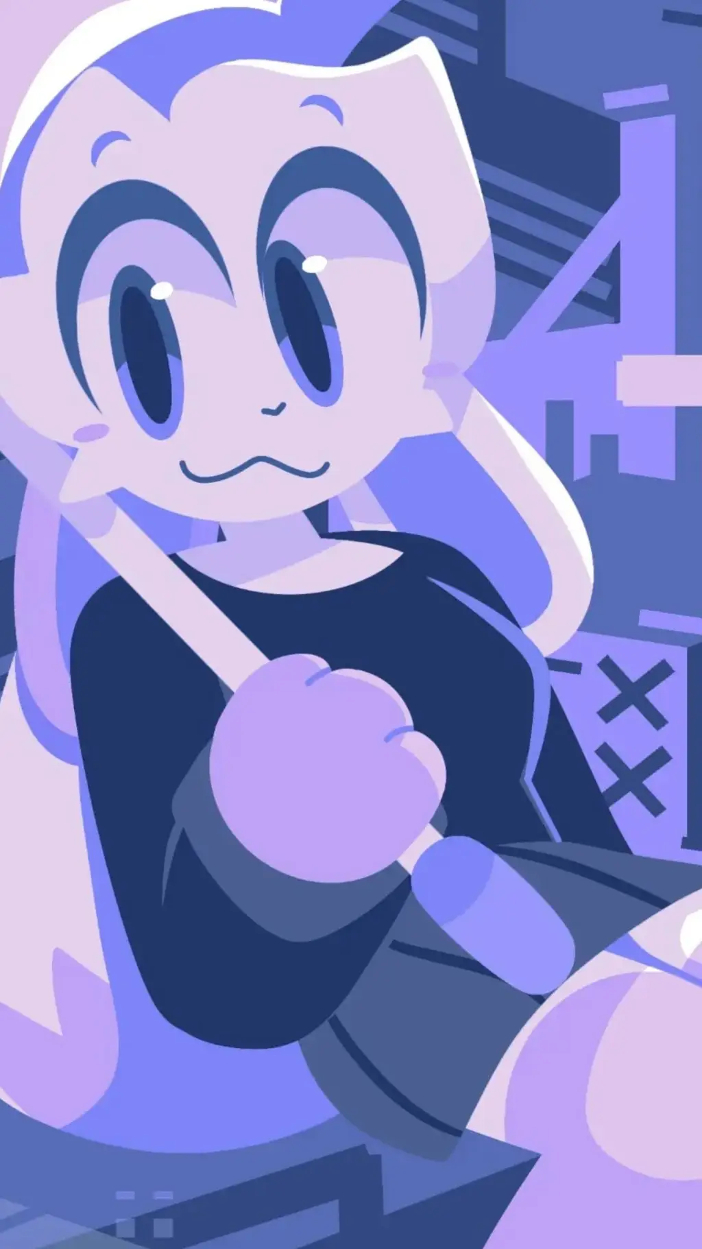 ai character: bunny! background