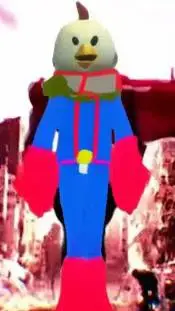 ai character: Chicken gun background