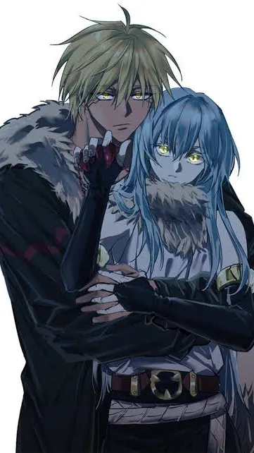 ai character: Rimuru x veldora background