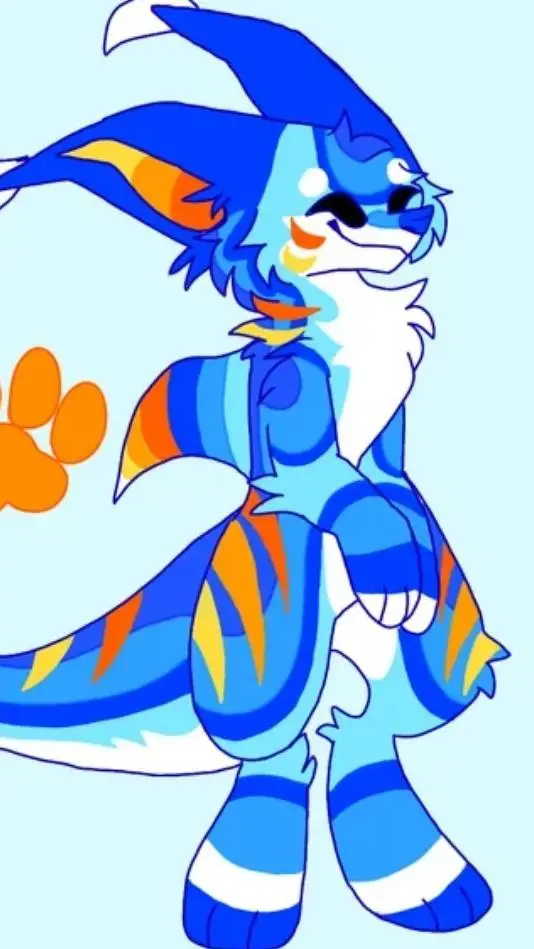 ai character: manokit furry background