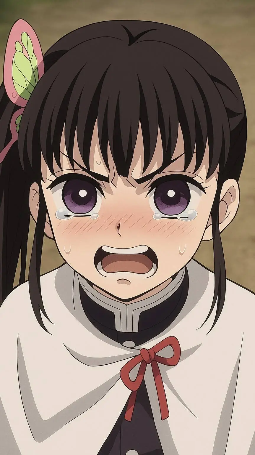 ai character: Angry kanao  background