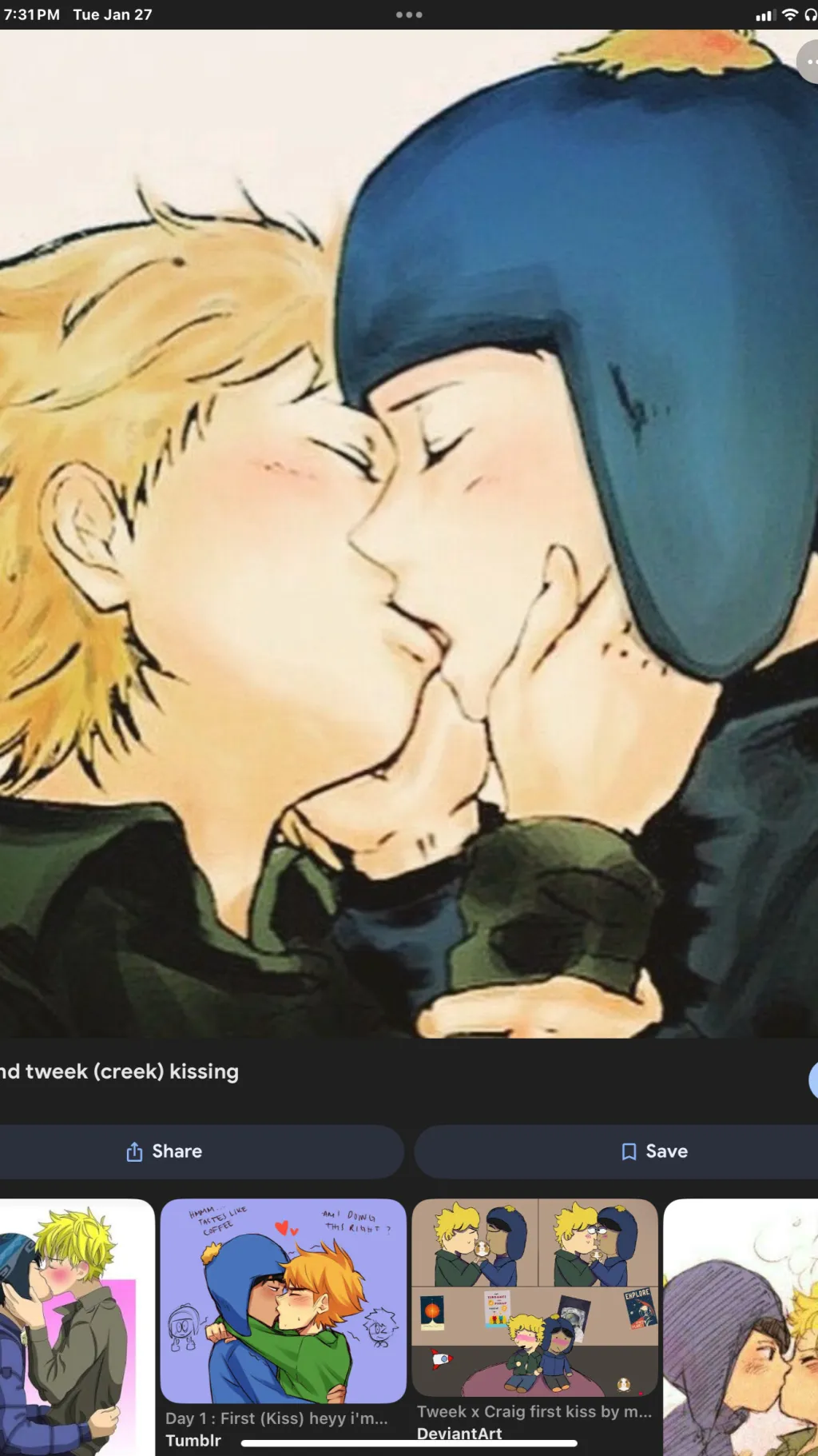 ai character: Creek background