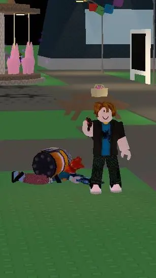 ai character: Sprunki x Forsaken background