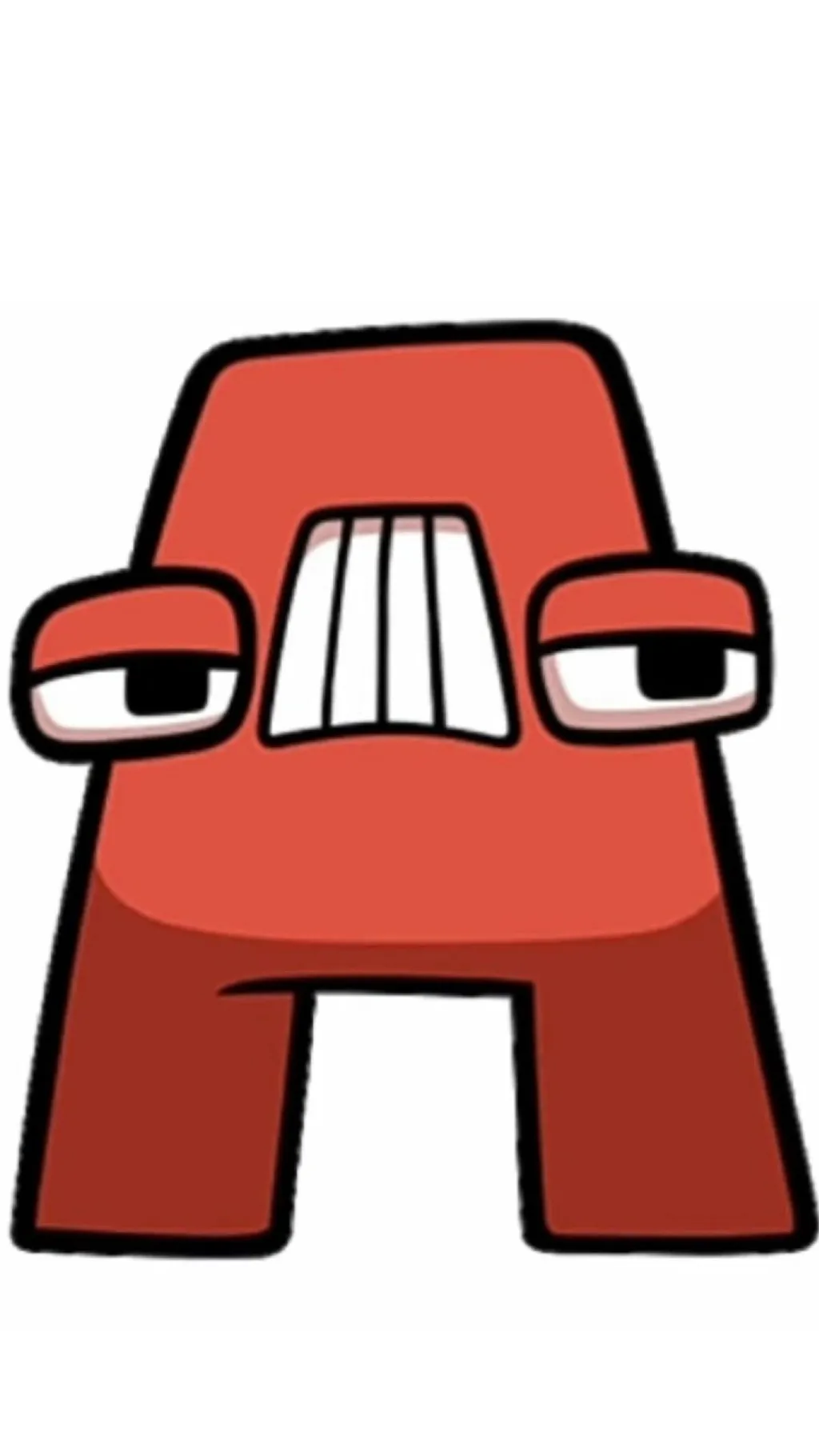 ai character: A from alphabet  background