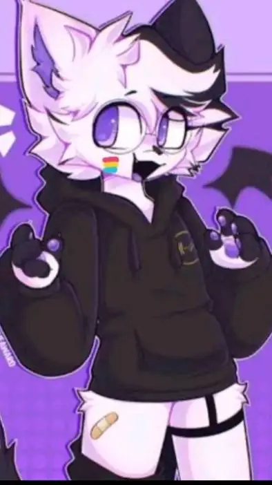 ai character: lavender background