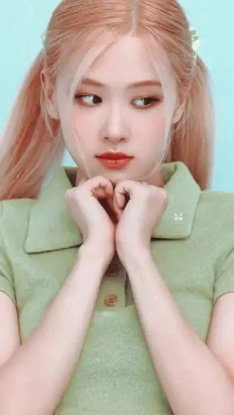 ai character: rosé background