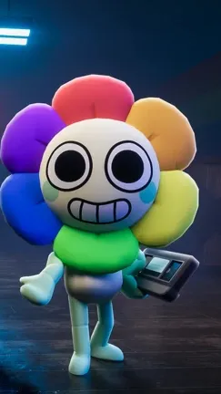 ai character: Dandys World background