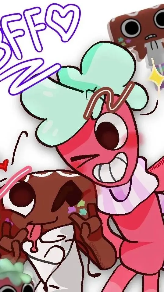 ai character: Sprout and Cosmo! background