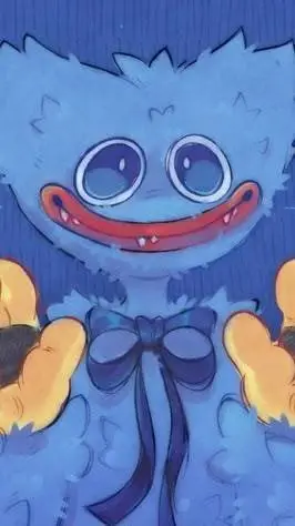 ai character: 💙Huggy Wuggy!💙 background
