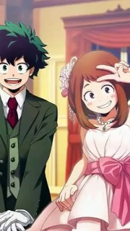 ai character: Mha prom ￼ background