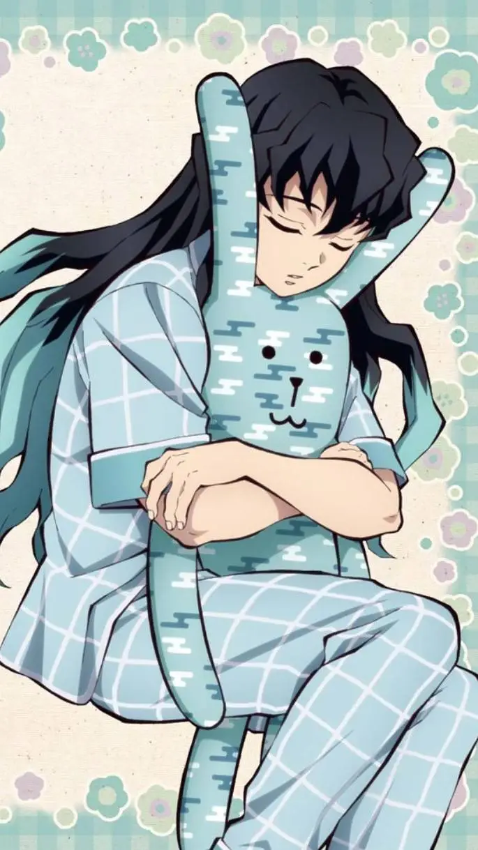 ai character: Muichiro sleepin background