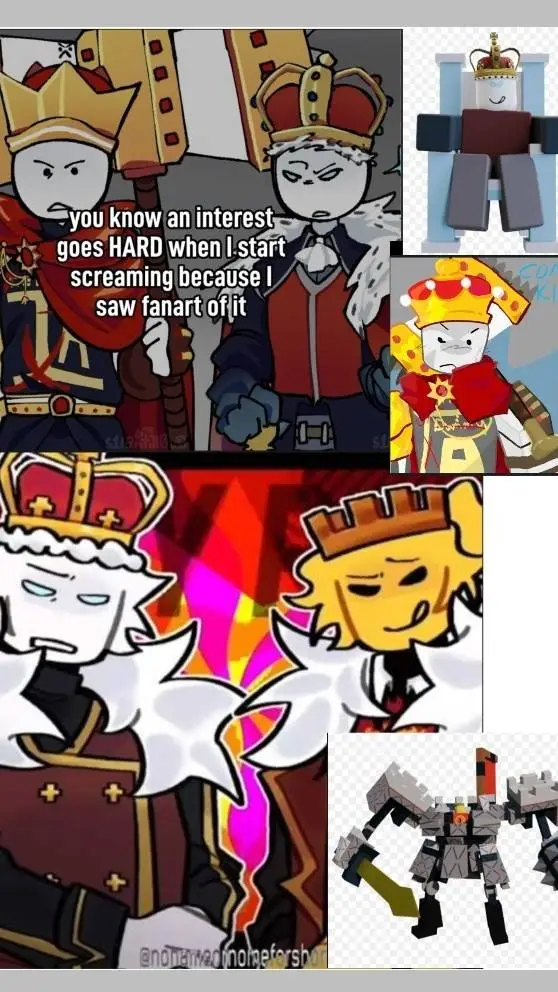 ai character: roblox KINGS background