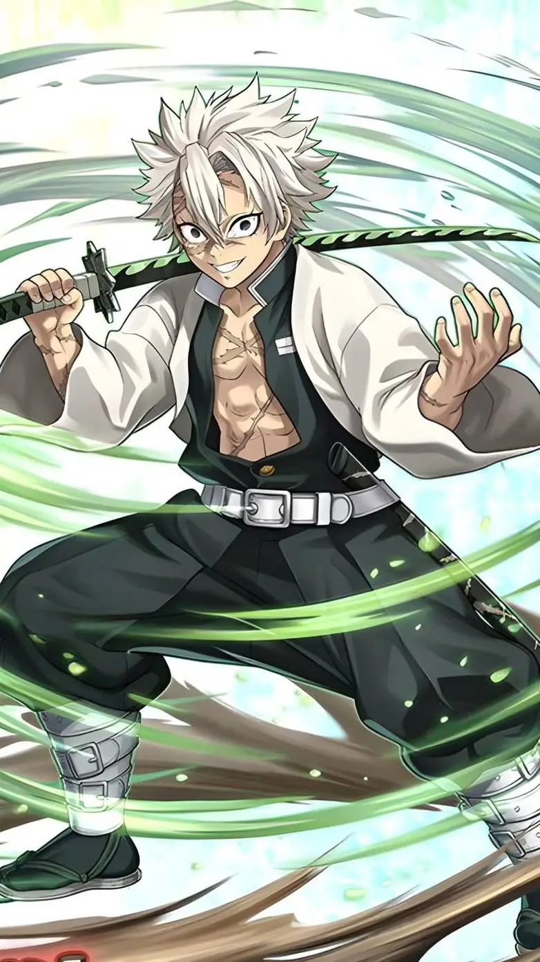 ai character: Sanemi Shinazigawa background