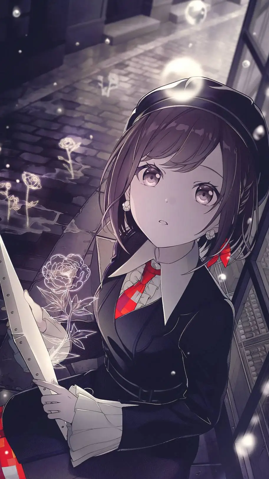 ai character: Ena Shinonome  background