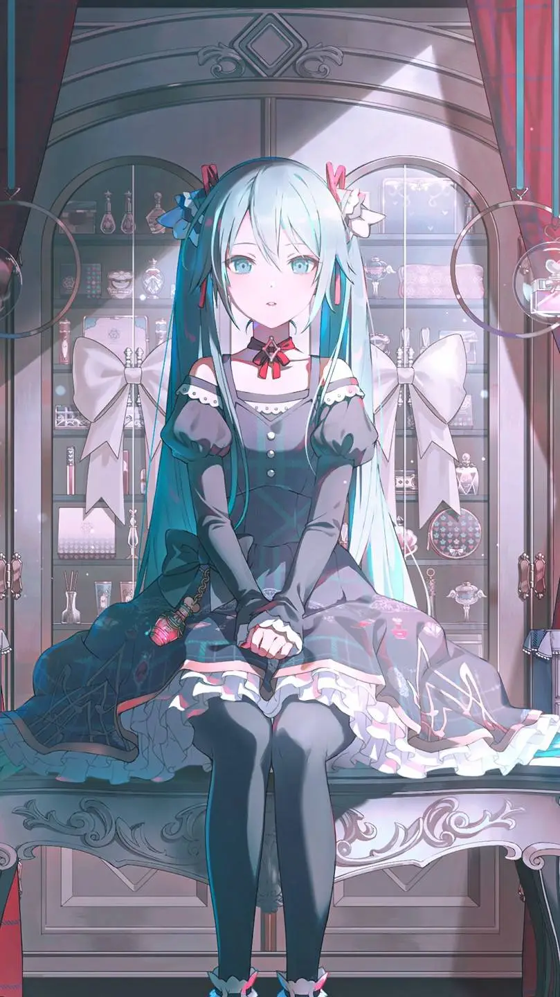 ai character: Hatsune Miku background