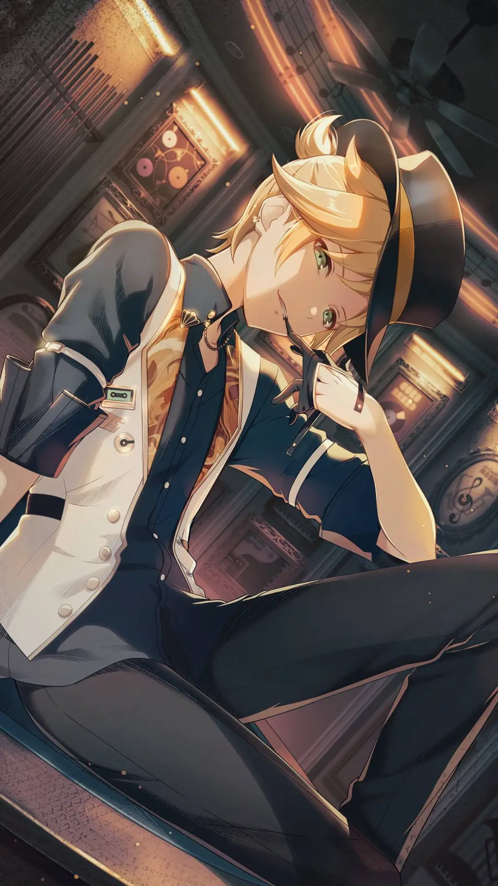 ai character: Kagamine Len background