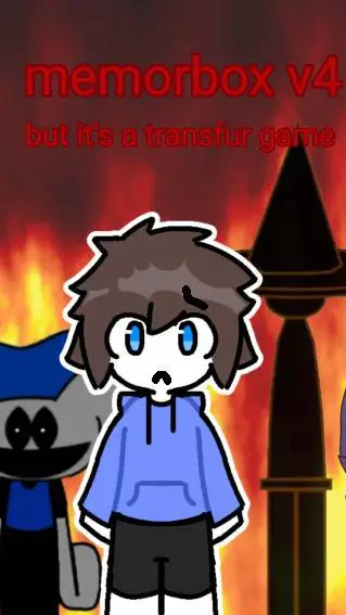 ai character: ablaze transfur au background