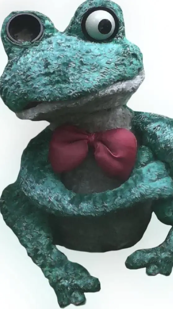 ai character: Froggy background