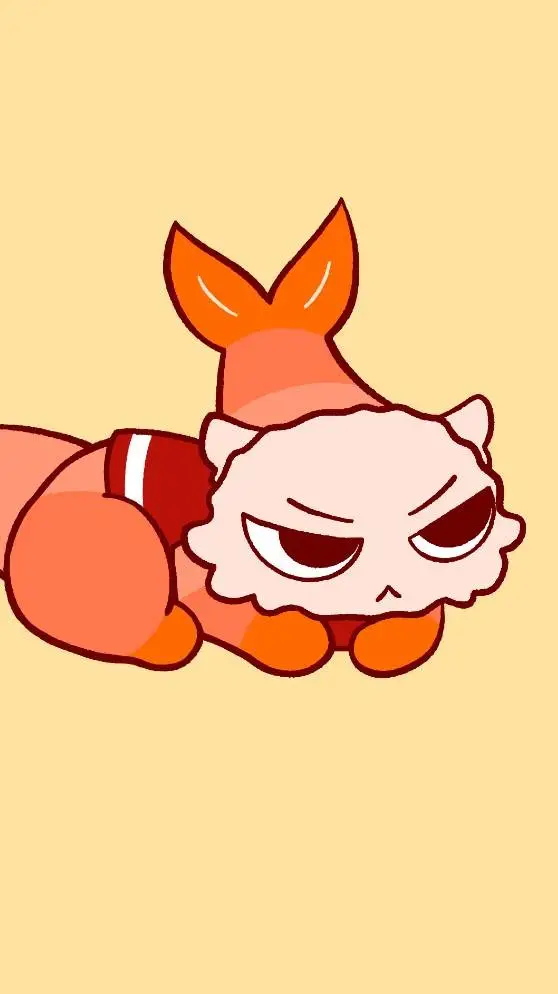 ai character: shrimpo background