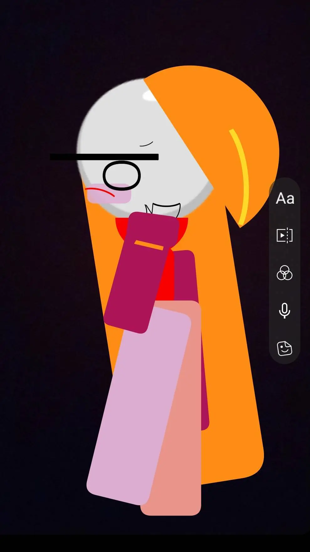ai character: Sunny(oc)  background