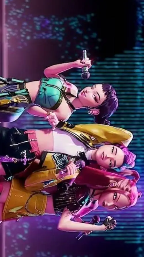 ai character: kpop demon hunter background
