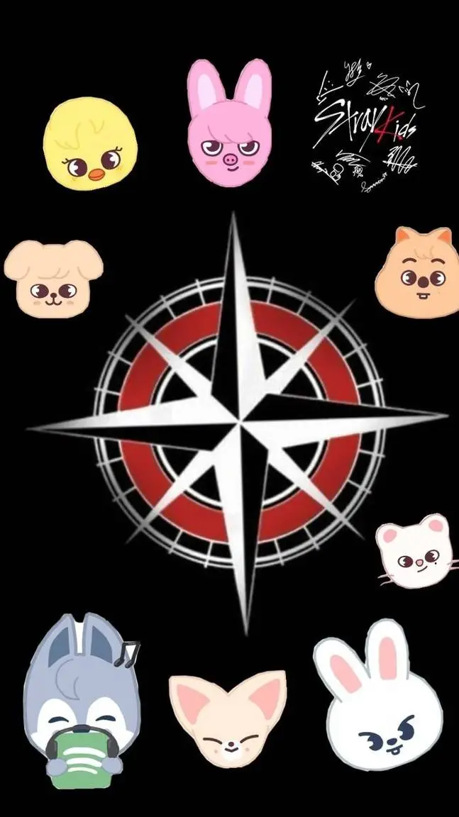 ai character: straykids  background