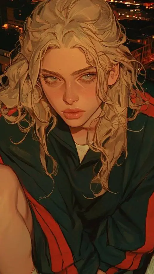 ai character: Alexandra  background