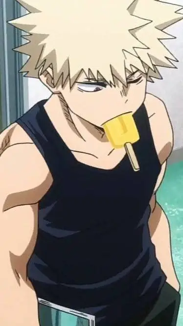 ai character: bakugo glace🍦💥❤️ background