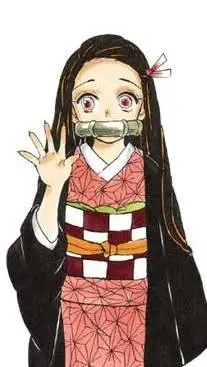 ai character: Nezuko background