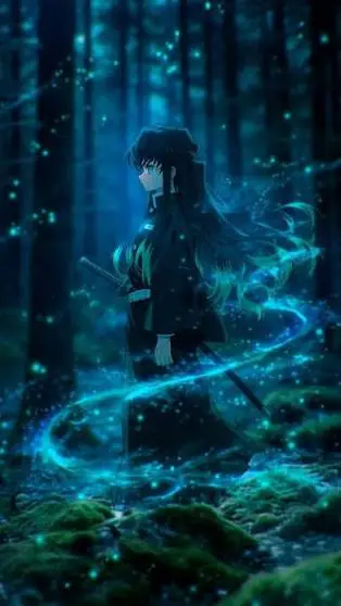 ai character: Muichiro Tokito background