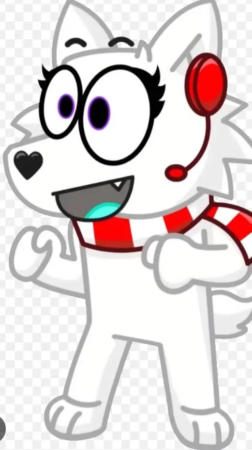 ai character: snowi fox  background