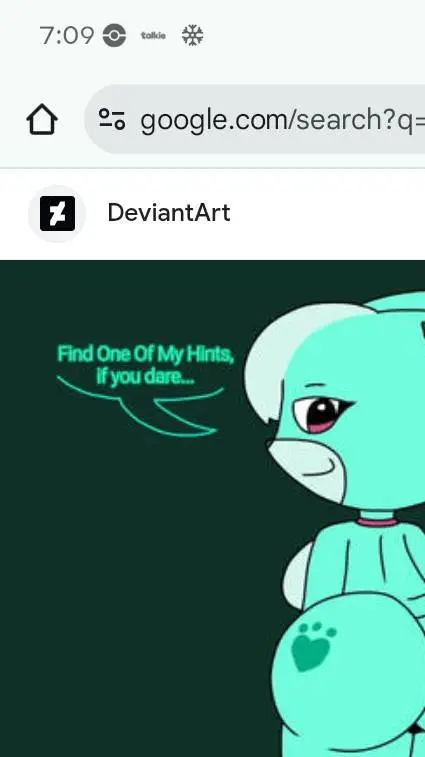 ai character: mint background