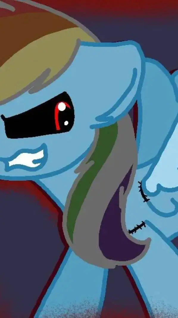 ai character: rainbow dash.exe background