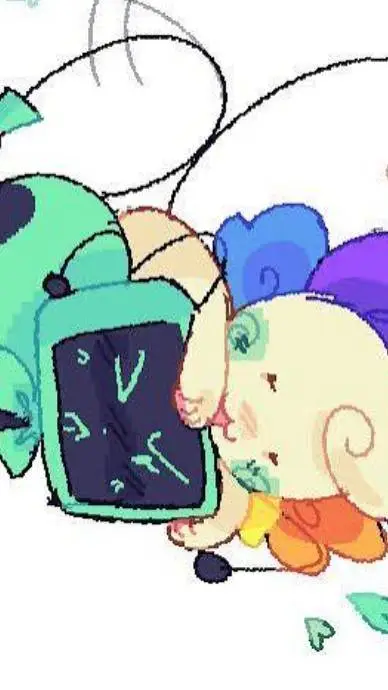 ai character: flowertv background