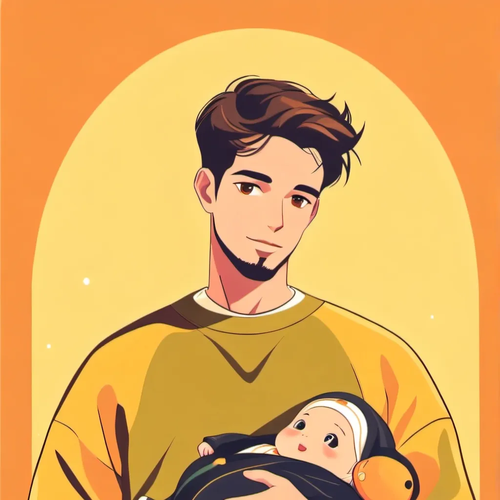 chat with ai character: tu papa embarazado