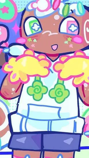ai character: 🍪🍰-Cosmo-🥐🥮 background