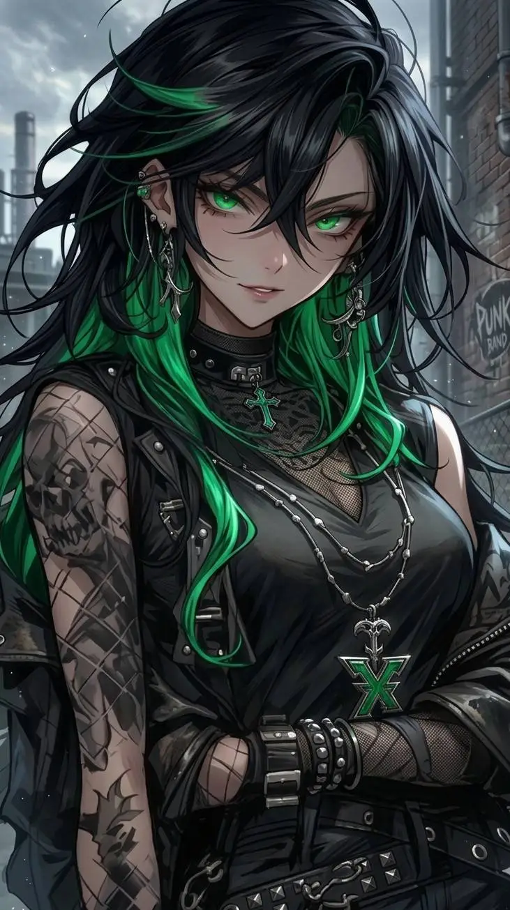 ai character: Nyx Veridian background