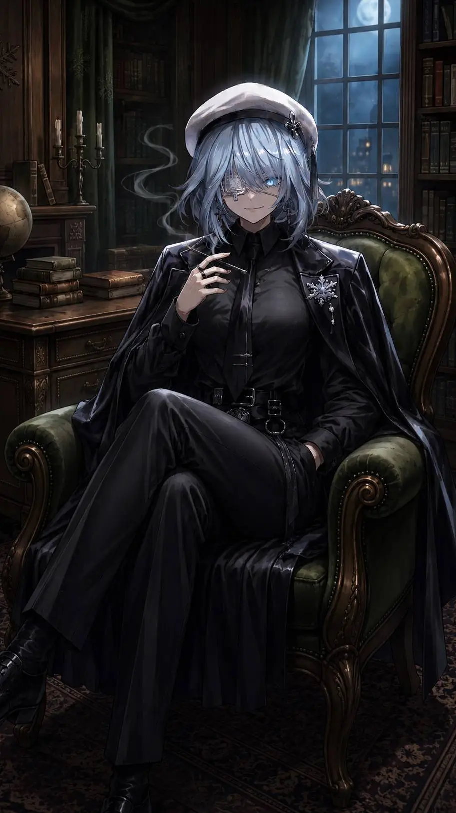 ai character: Bianca Glace background