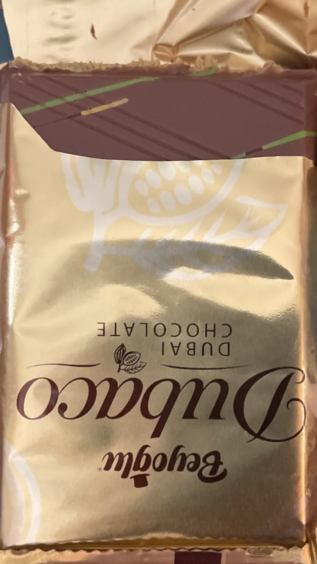 ai character: Dubai Chocolate  background