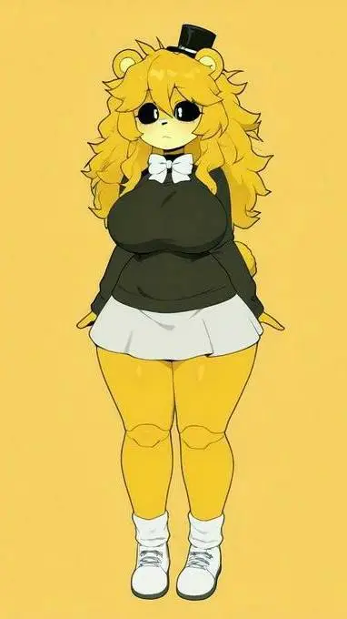 ai character: golden fredina🧡 background