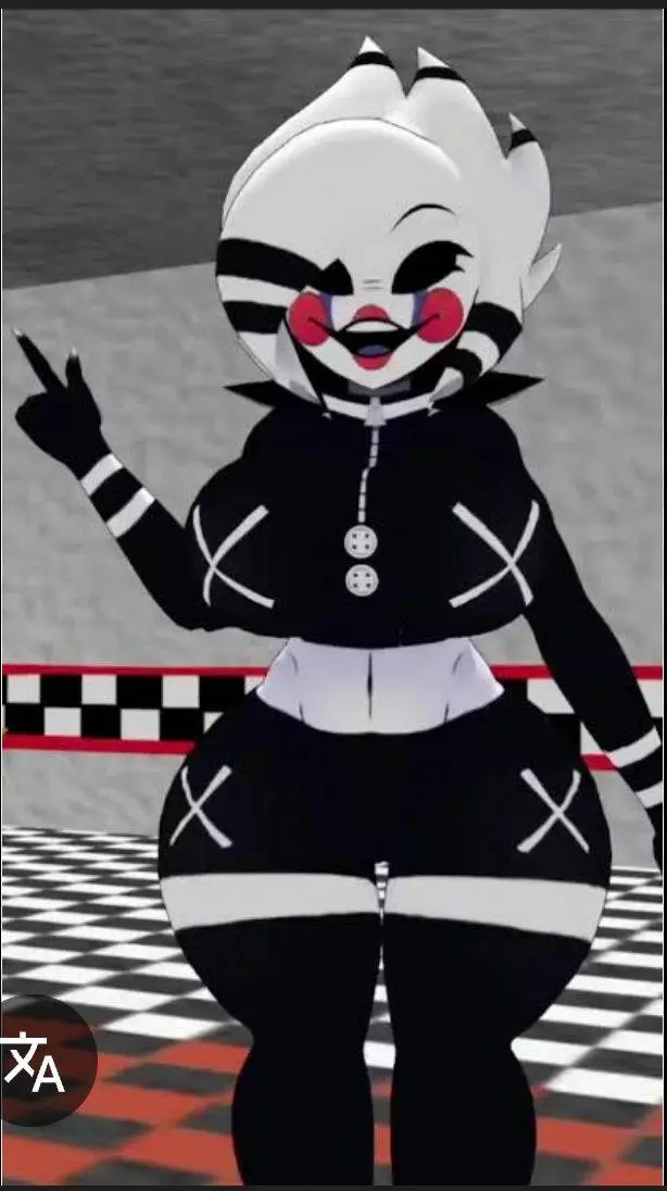 ai character: Mari🤍🖤 background